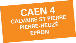Caen 4 : Pierre-Heuzé, Calvaire-Saint-Pierre et Epron